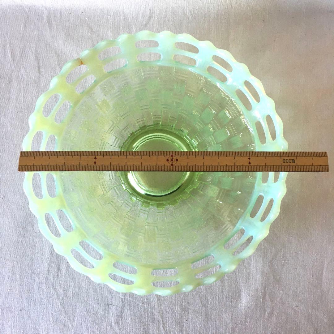 ガラスプレート　アンティーク　アメリカ　フェントン