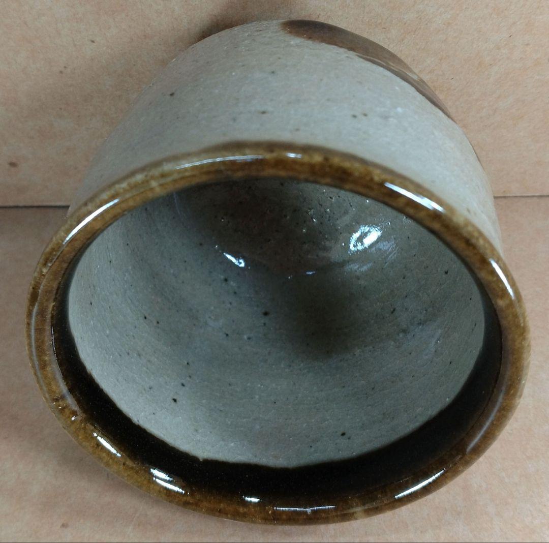 【本物保証】濱田庄司(浜田庄司) 湯呑 共箱 未使用品 人間国宝 益子焼 民藝