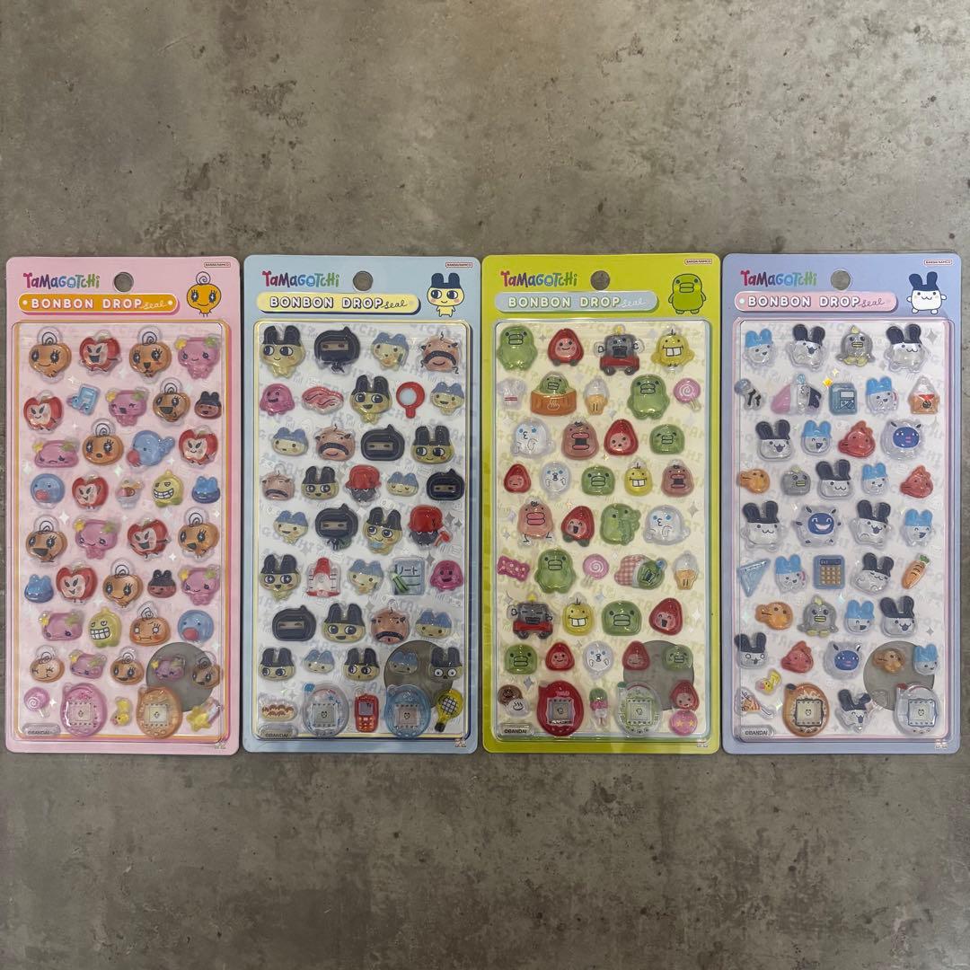 たまごっち　ボンボンドロップシール 全4種 コンプリート　国内購入　正規品