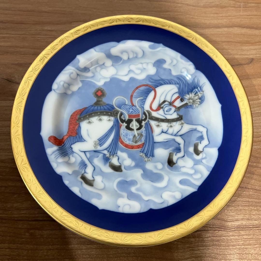 ☆未使用　香蘭社　2013〜2017年　巳牛未申酉イヤープレート5枚セット