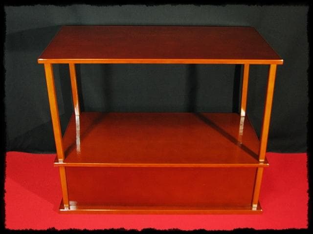 即中斎好 紹鴎棚 糸目 春慶 十三代 無盡宗左 表千家 棚物 f260