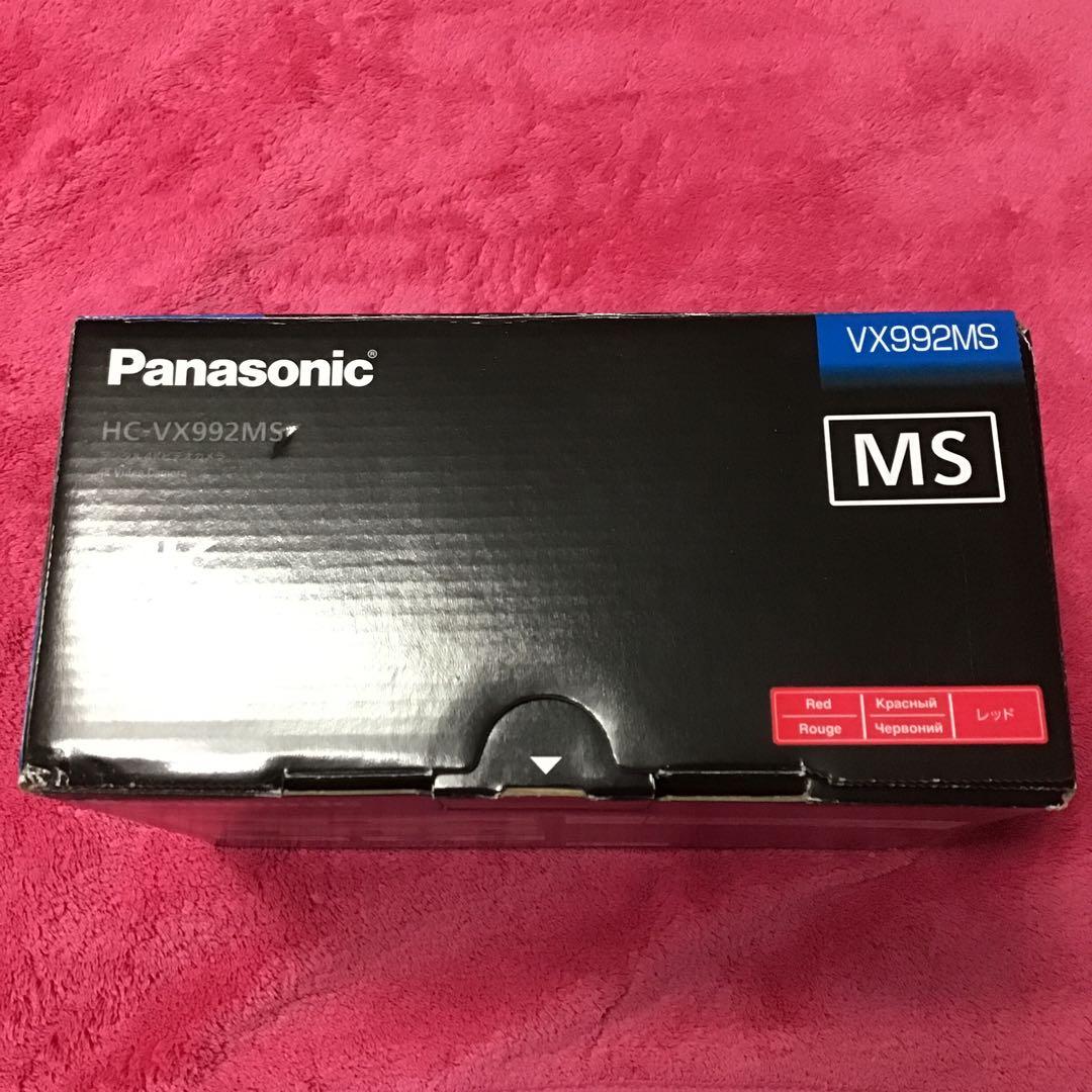 Panasonic HC-VX992MS デジタル4Kビデオカメラ レッド