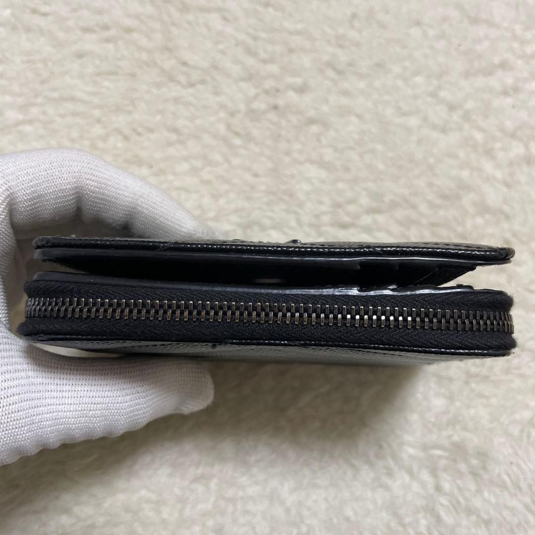 くんくん様 　サンローラン　折り財布　キャビアスキン　極美品‼️