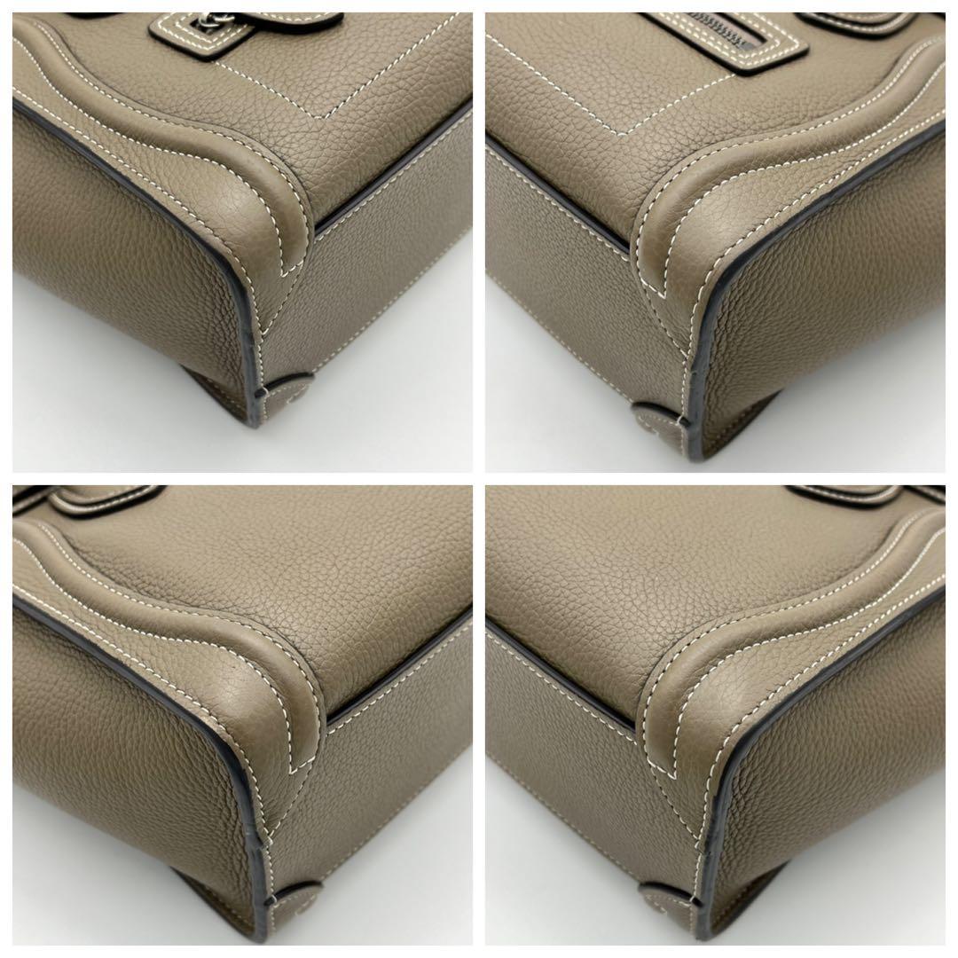 【新ロゴ・最高級美品】セリーヌ ラゲージ ナノ 2way ハンドバッグ スリ