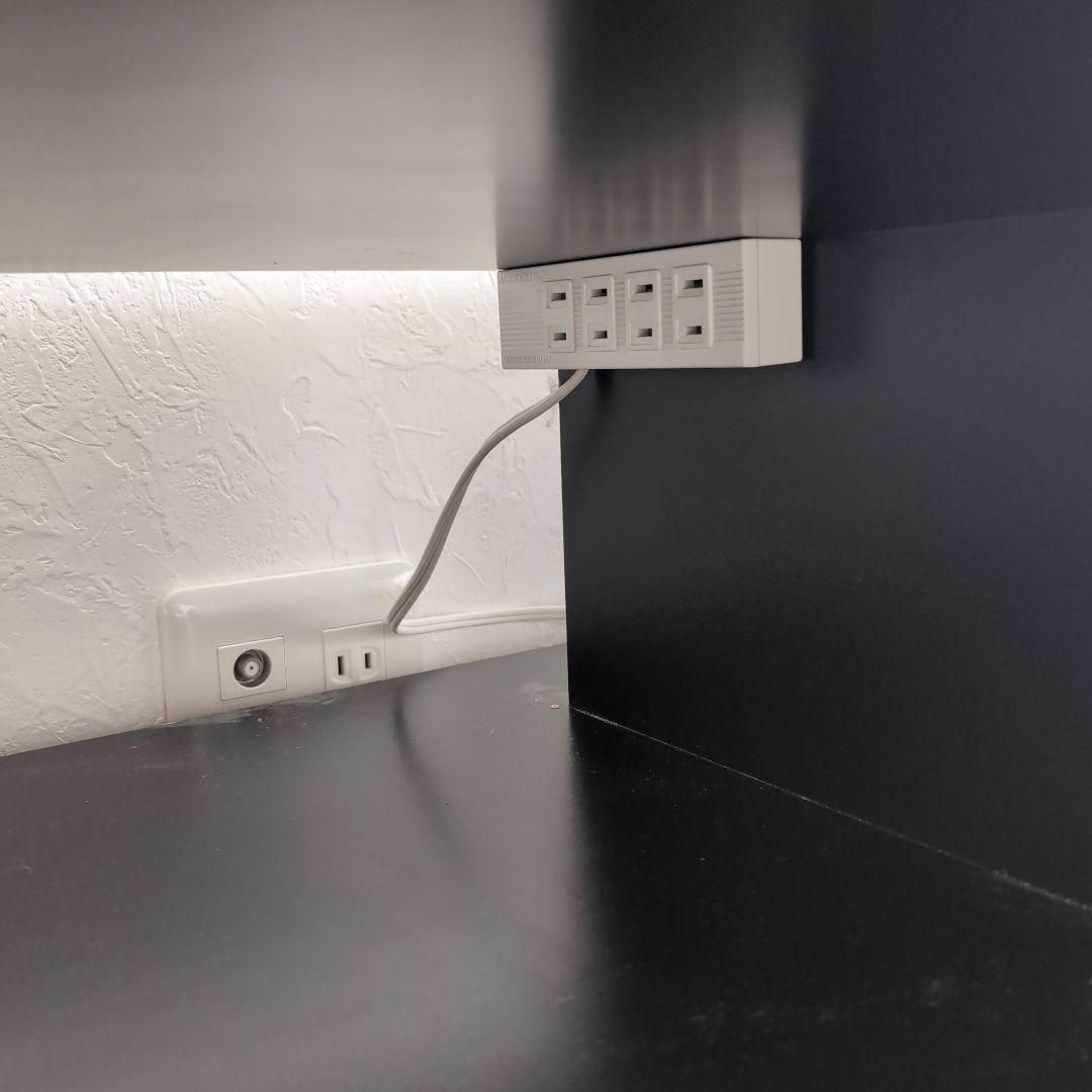 パモウナ テレビ台 黒と木目調 幅180cm