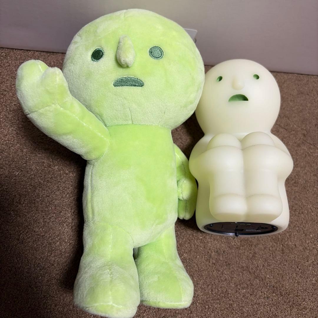 スミスキー非売品ぬいぐるみとライト付きスミスキーの置物セット！