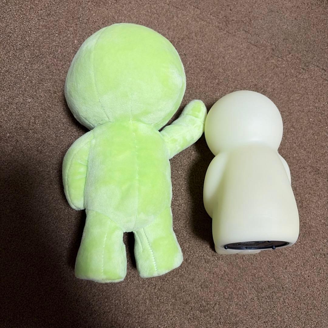 スミスキー非売品ぬいぐるみとライト付きスミスキーの置物セット！
