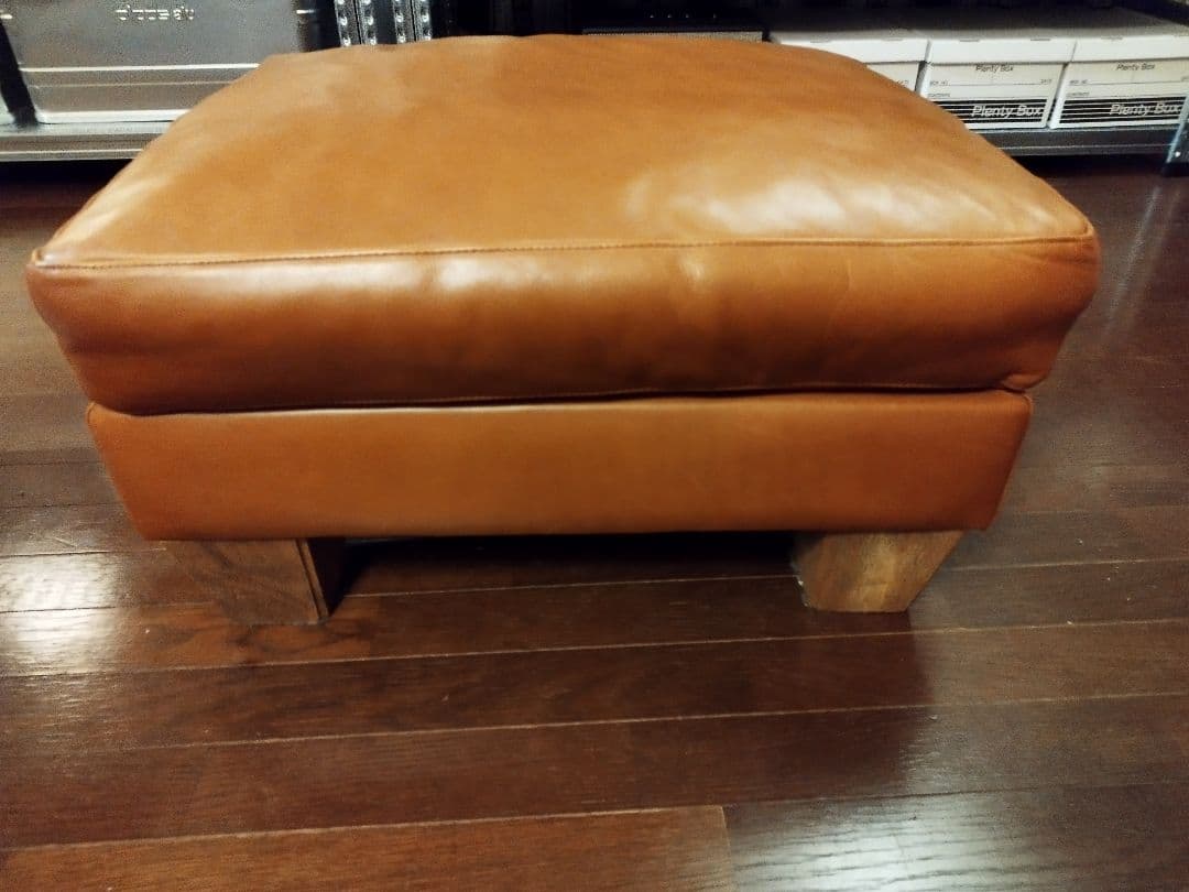 くろまるさん専用　ACME アクメファニチャー　フレスノ　レザーオットマン