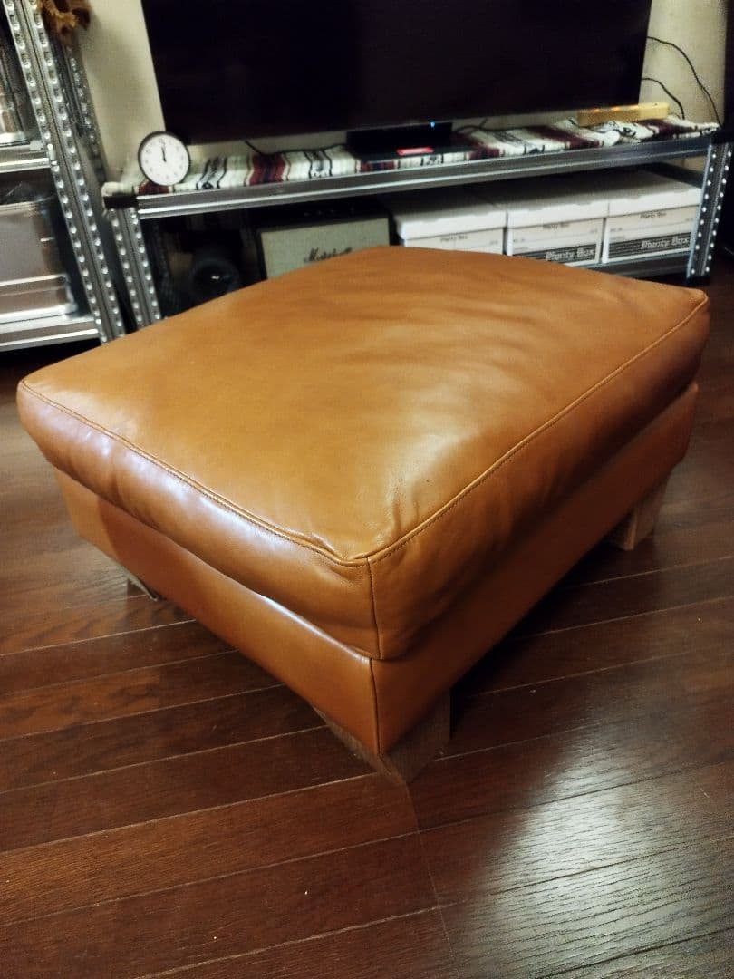 くろまるさん専用　ACME アクメファニチャー　フレスノ　レザーオットマン