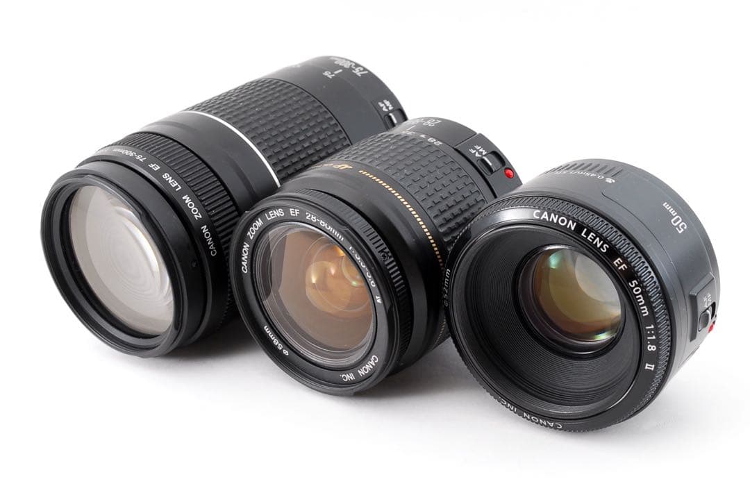 一眼レフカメラcanon kiss x9 標準&望遠&単焦点トリプルレンズセット