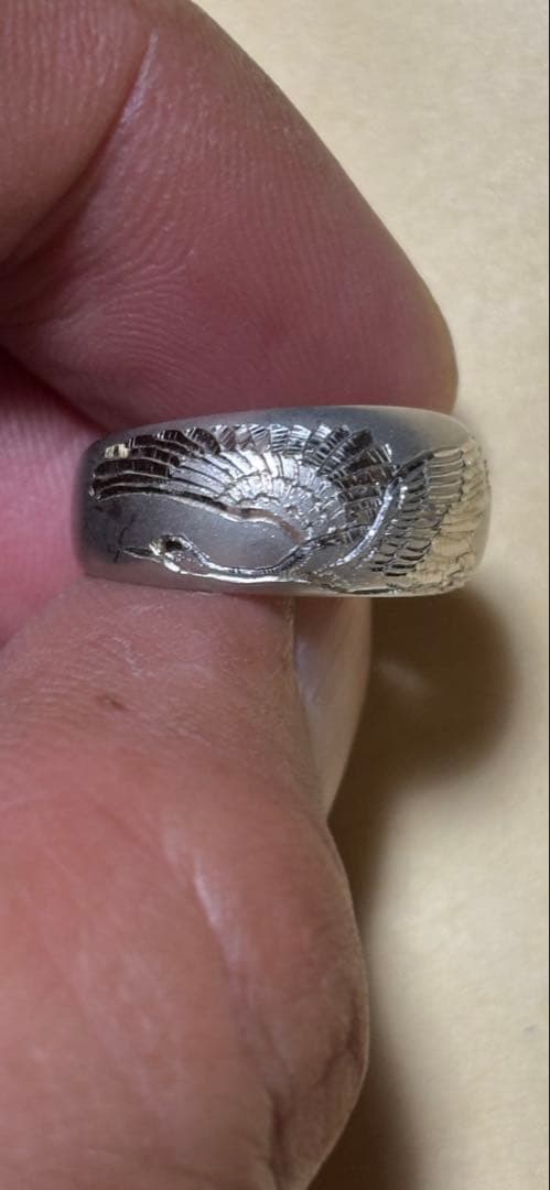 中古美品 Pt900プラチナリング 6g