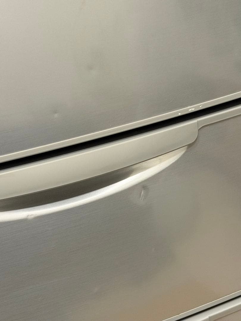 冷蔵庫　シルバー 引き出し式