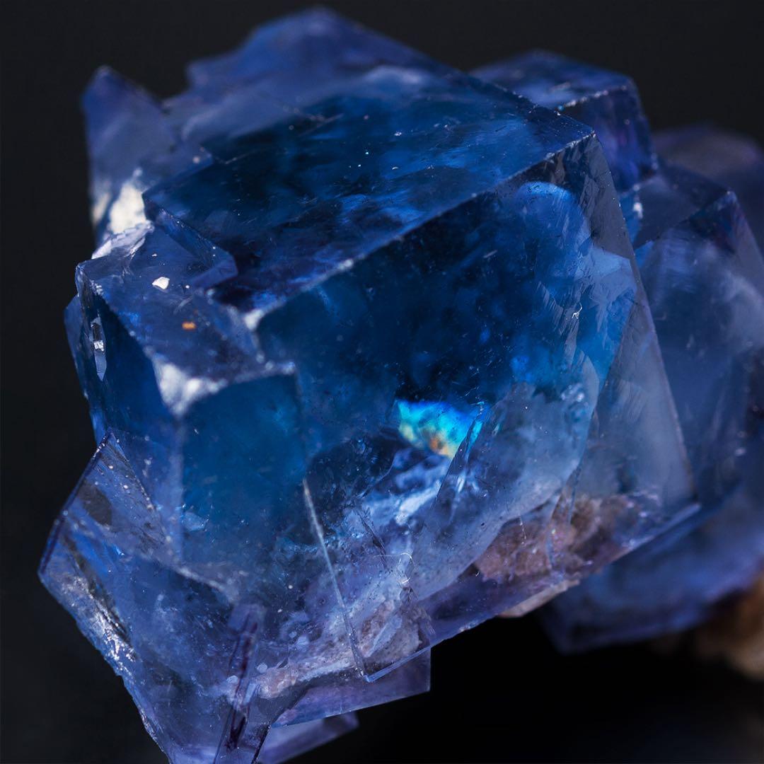 中国 ヤオガンシャン フローライト 天然石 原石 鉱物標本 鉱石 蛍石 1682