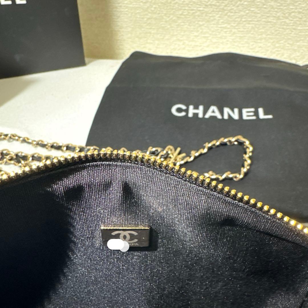 CHANEL 新品　ノベルティ　ショルダーバッグ　シルバーチェーン　ブラック