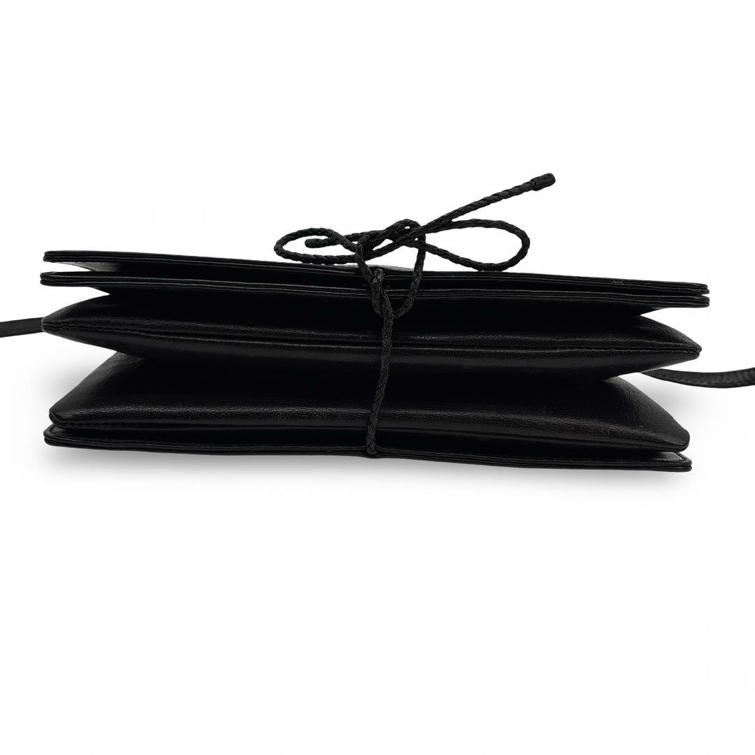 美品】ボッテガヴェネタ　ショルダーバッグ　２WAY ハンドバッグ　ロゴ　レザー