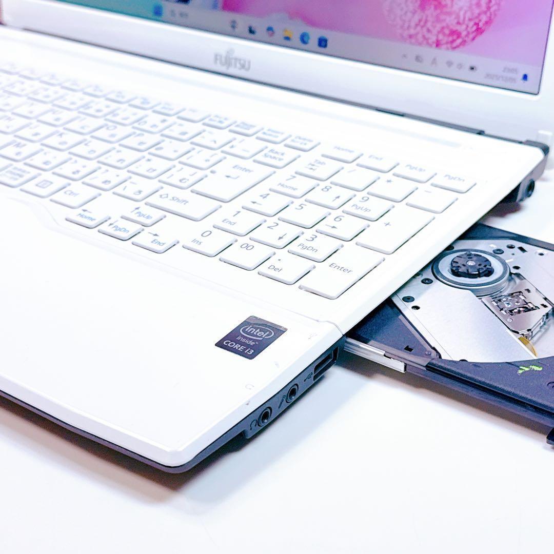 新品爆速SSD✨windows11 カメラ ノートパソコン 薄型 ブルーレイ