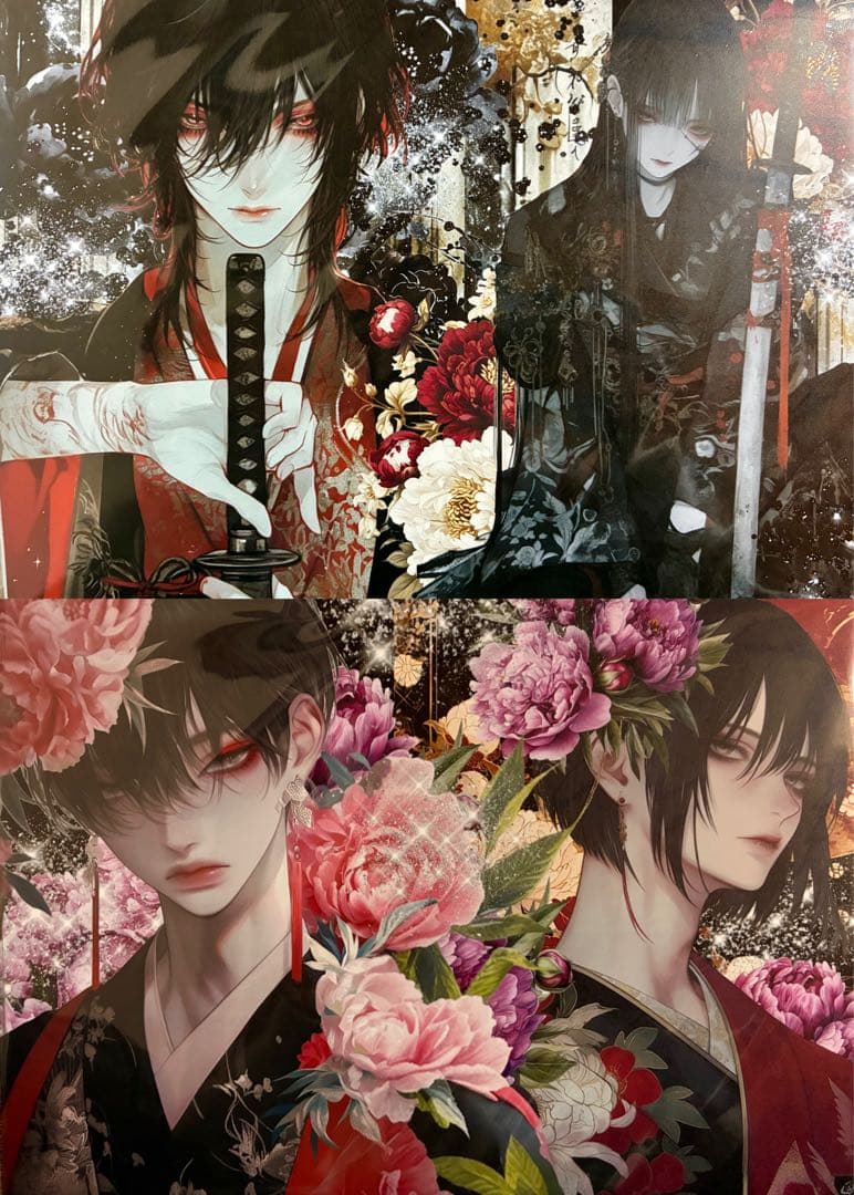 ニャム ONLYONE様 デザインペーパー コラージュシート