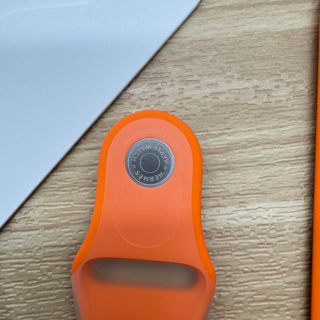2220 Apple Watch エルメス　オレンジ　ラバー　スポーツバンド