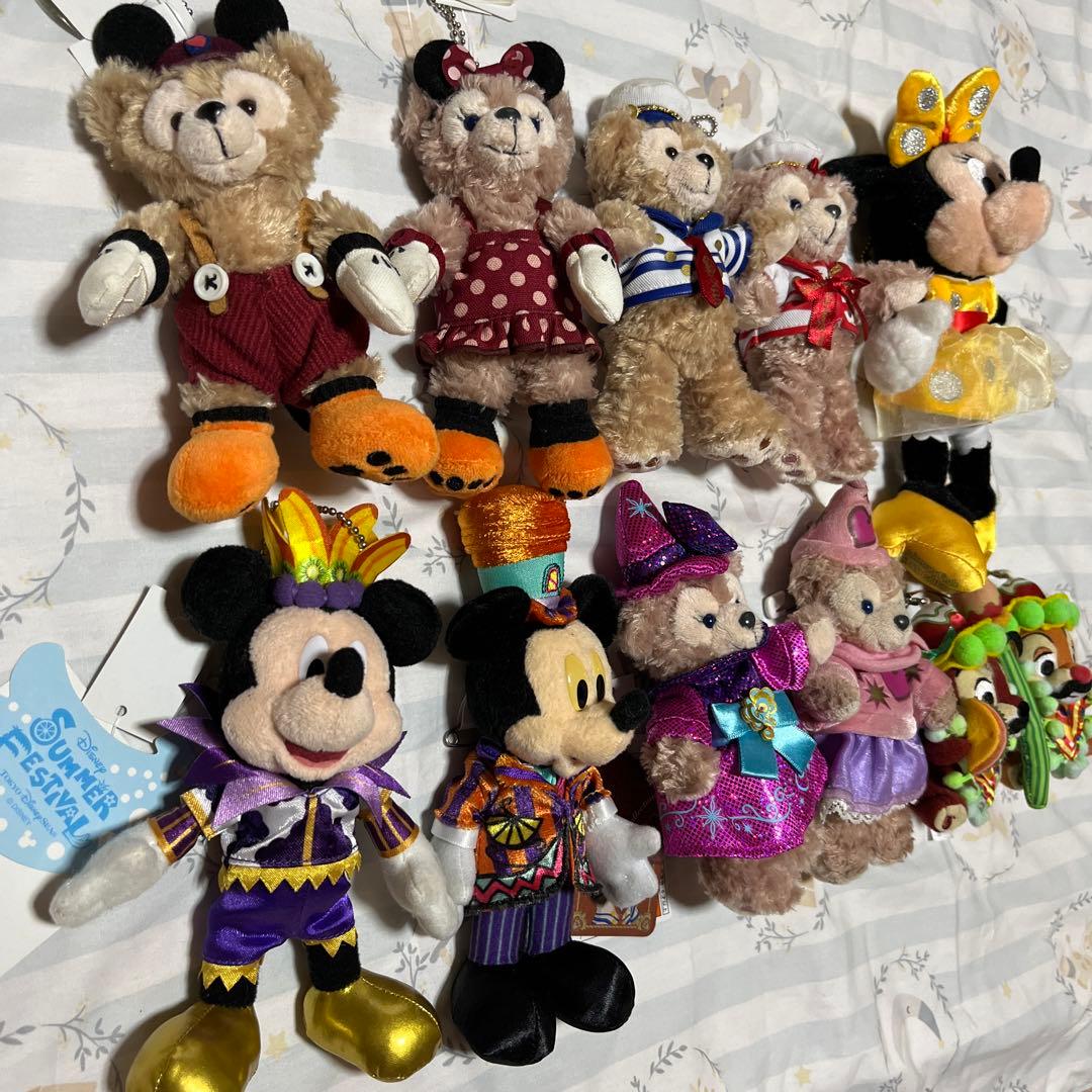 【ぬいぐるみバッジ】11個セット　ダッフイー　シェリーメイ　ディズニー　ぬいば
