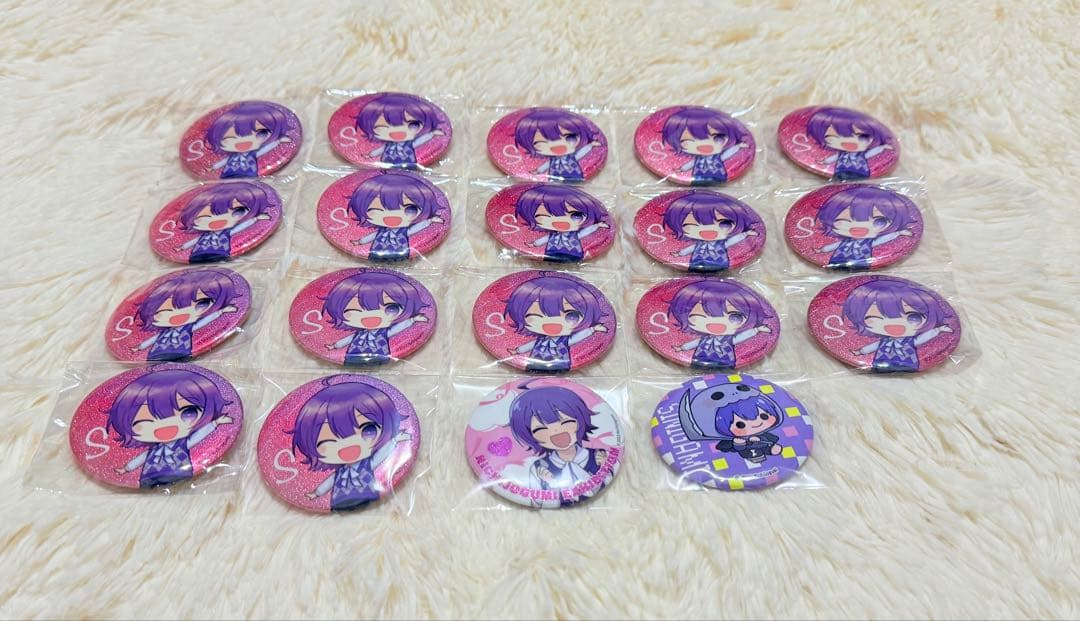 日常展　しにがみさん　デフォ缶バッチまとめ売り