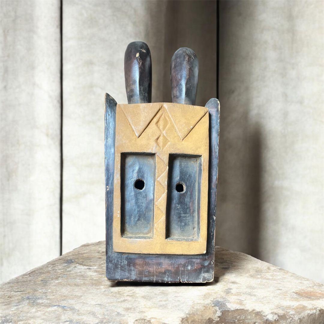 ドゴン族 ウサギ儀礼マスク｜アフリカ民藝・トライバルアート／壁飾り