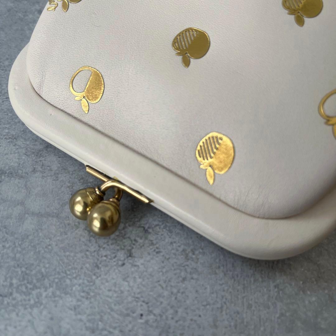 未使用 コーチCOACH リンゴ柄 がま口 ケース