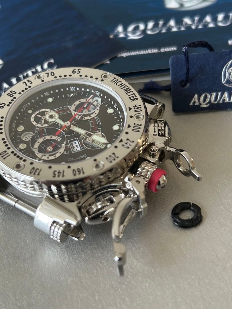 腕時計 アクアノウティック キングクーダ クロノグラフ ケースのみ 自動巻き