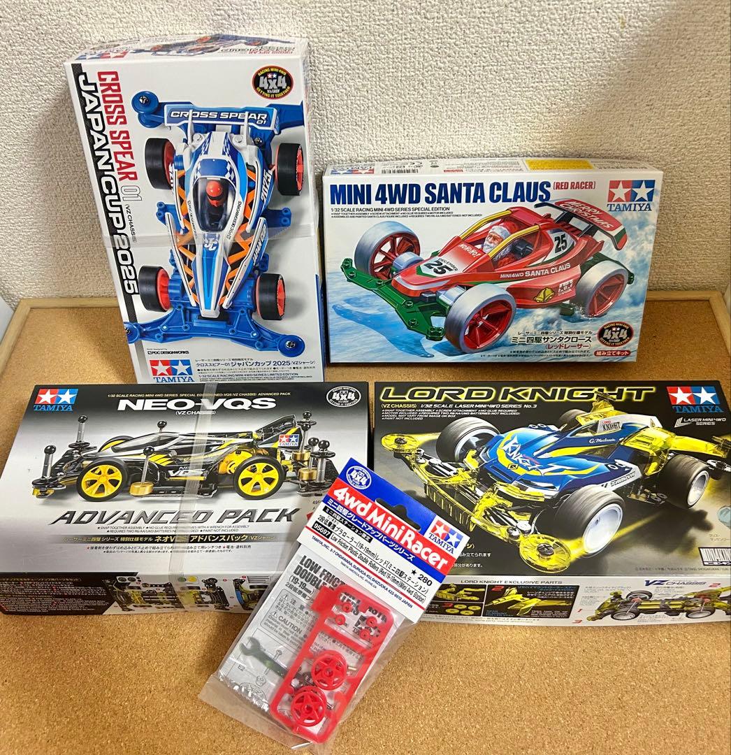 ミニ四駆 4台セット＋タミヤ限定ローラー 即購入OK