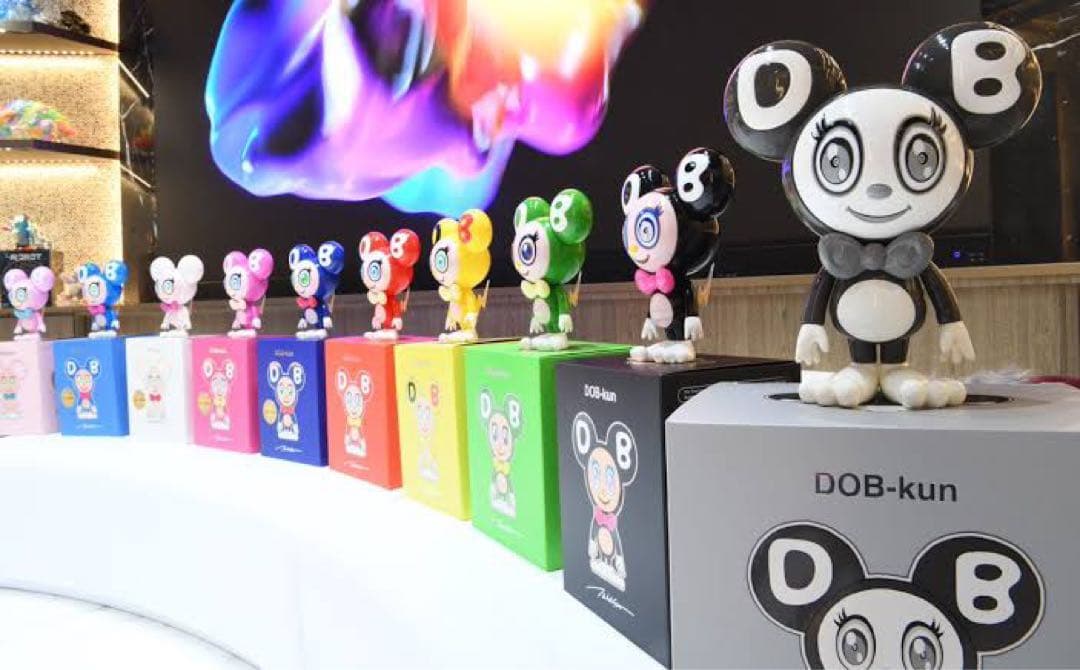 ★DOB-kun 村上隆 Green Green ソフビ