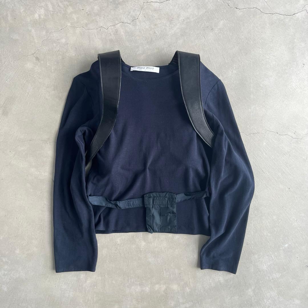 トップス miumiu 1990s archive docking-tech shirts