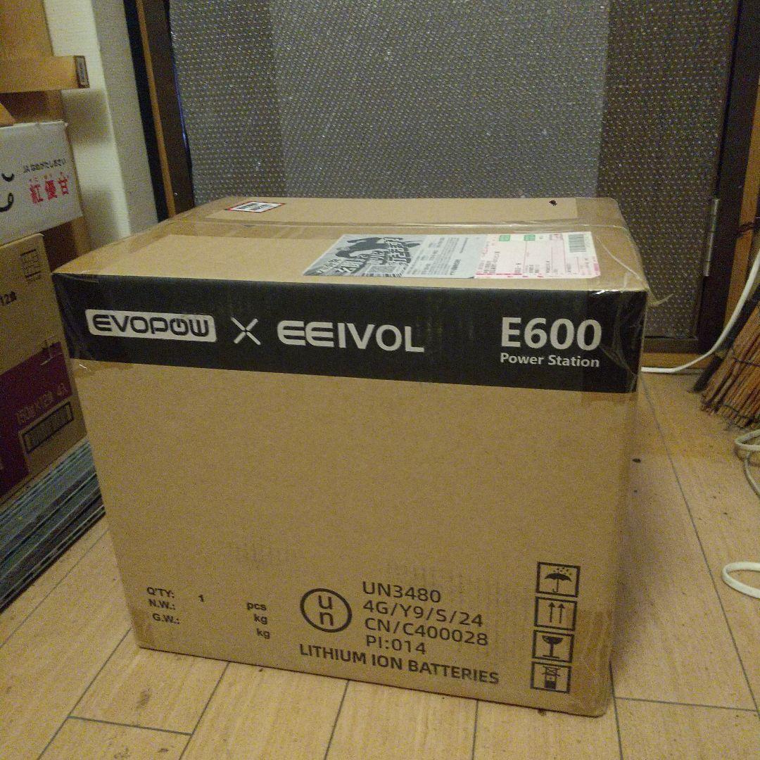 【新品未開封】EVOPOW E600 ポータブル電源 515Wh 600WPSE