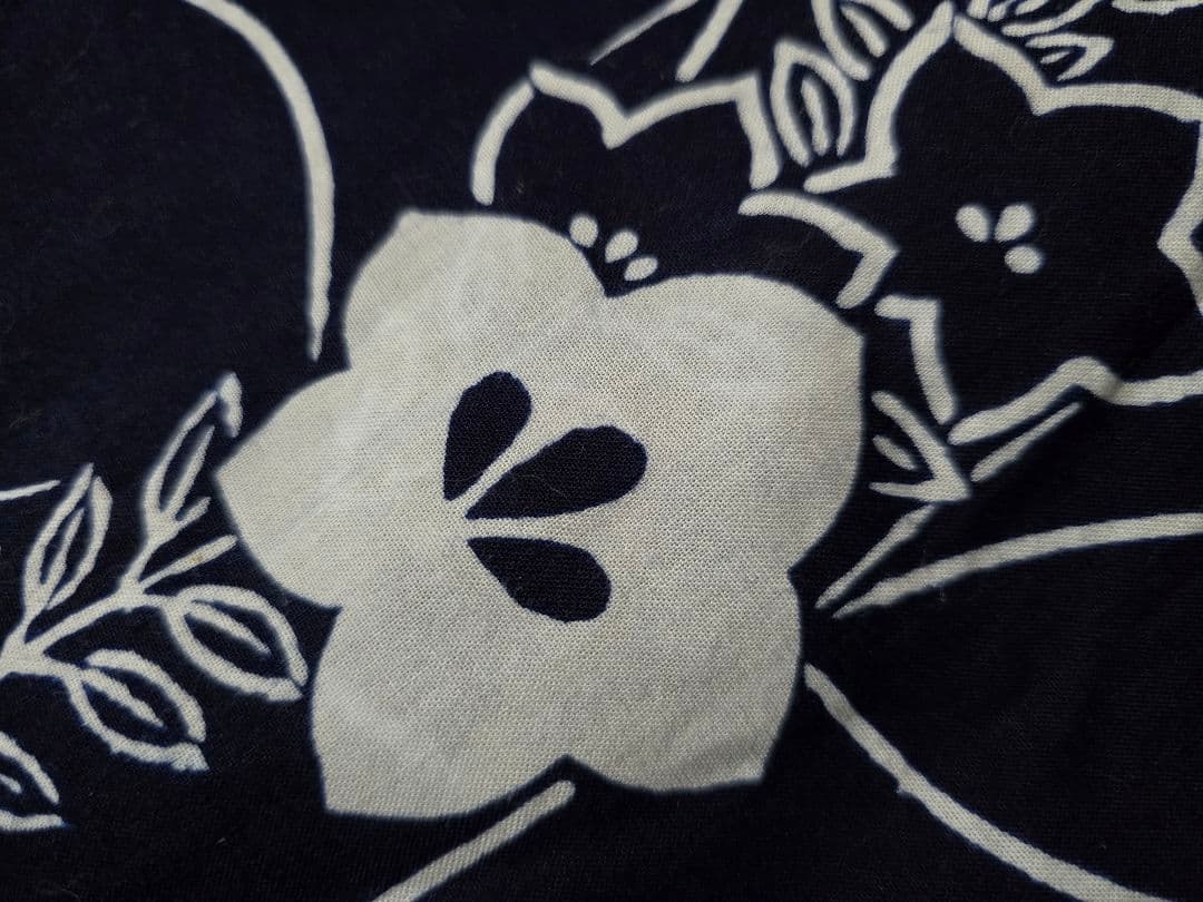 再値下げしました。日本橋竺仙 コーマ地?浴衣単品秋草柄美品