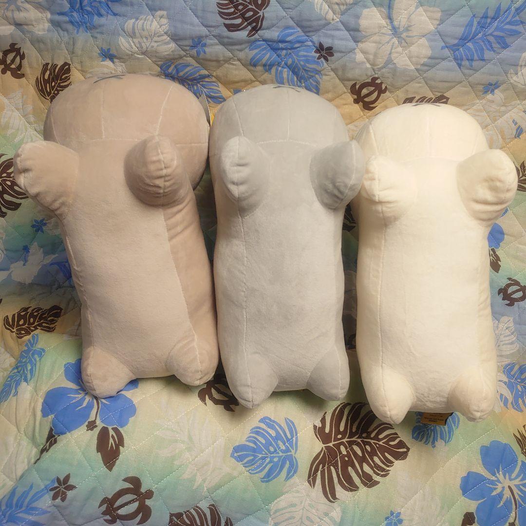 ブルーナアニマル 特大サイズぬいぐるみうさぎ 2 アイボリーグレーブラウン ②