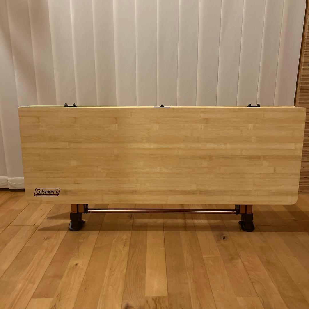 【美品】 コールマン バンブーラウンジテーブル/100 マスターシリーズ