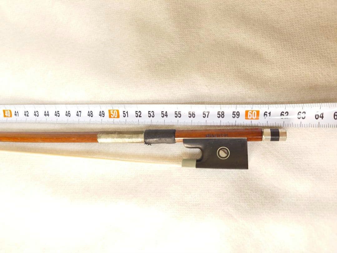 【送料無料】GRAZIOSO バイオリン弓 分数バイオリン 1/2対応