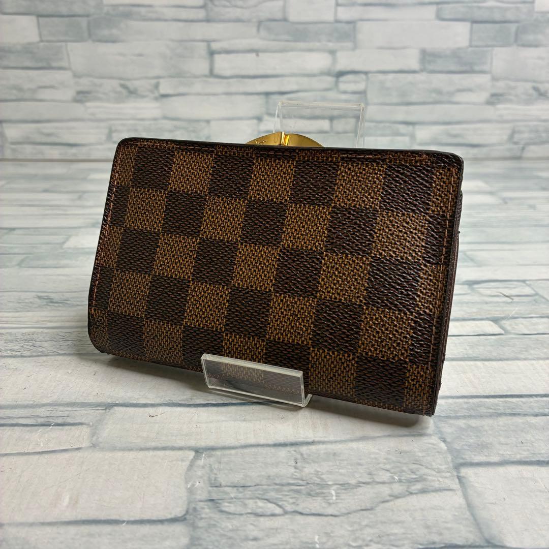 極美品　55 LOUIS VUITTON ルイヴィトン 二つ折り財布　がま口