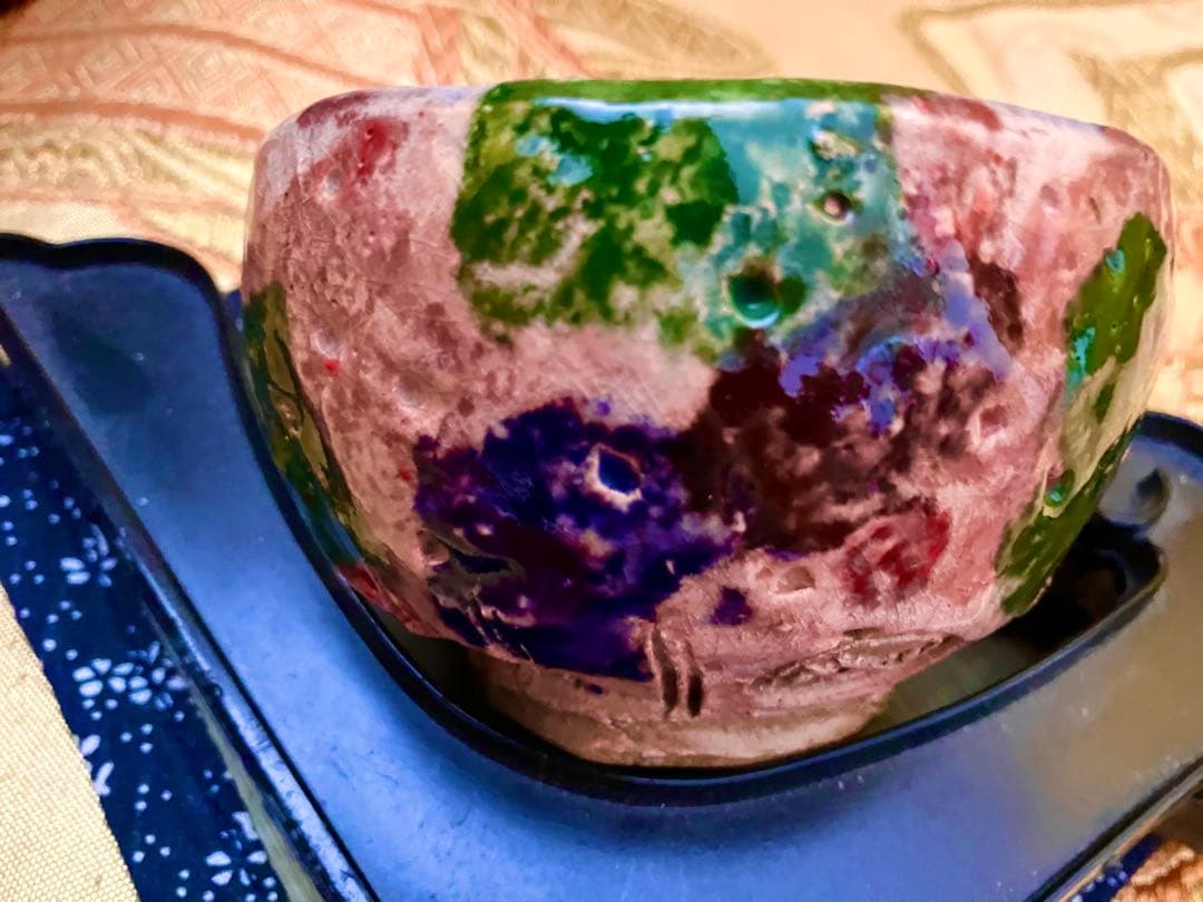 希少　大本教　出口王仁三郎　ようわん　ぐい呑み　茶碗　合わせ箱