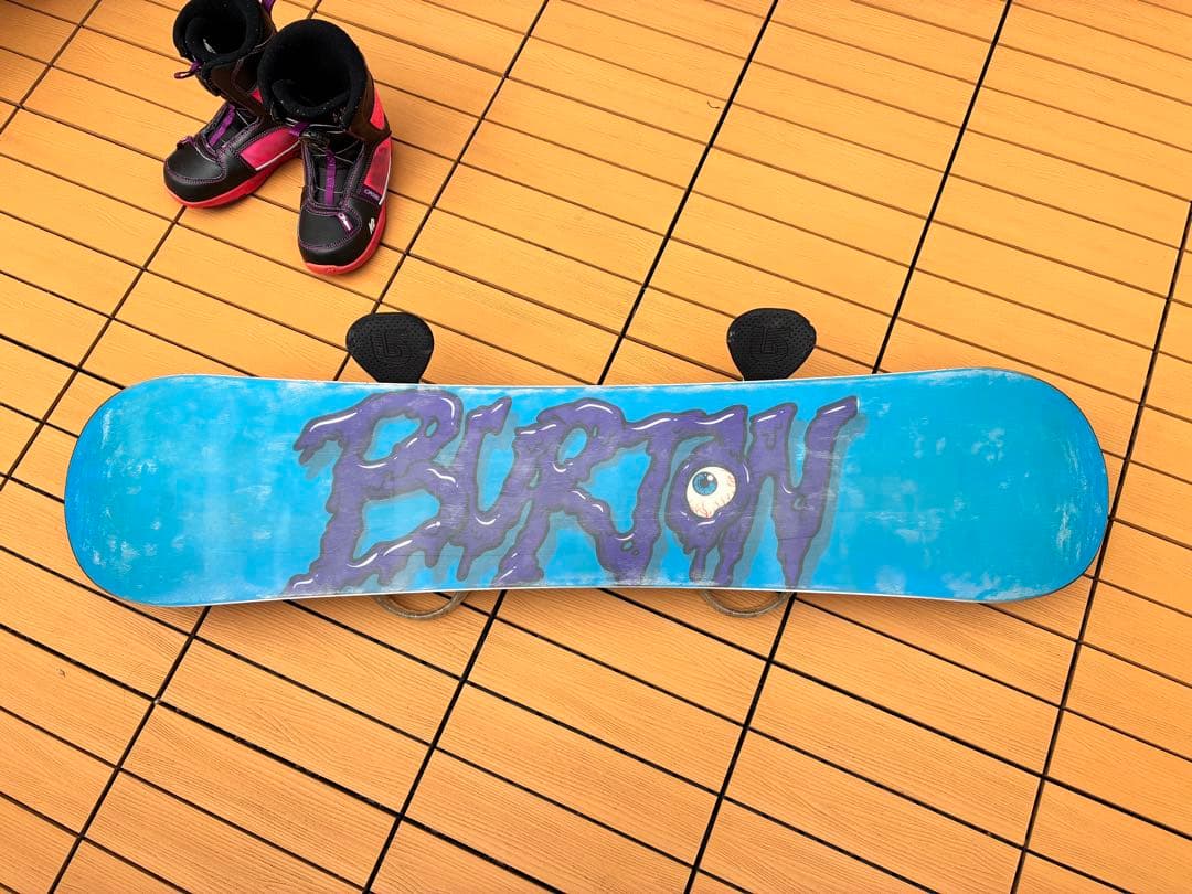 スノボー　BURTON 115cm ブーツセット　ソールガード付き