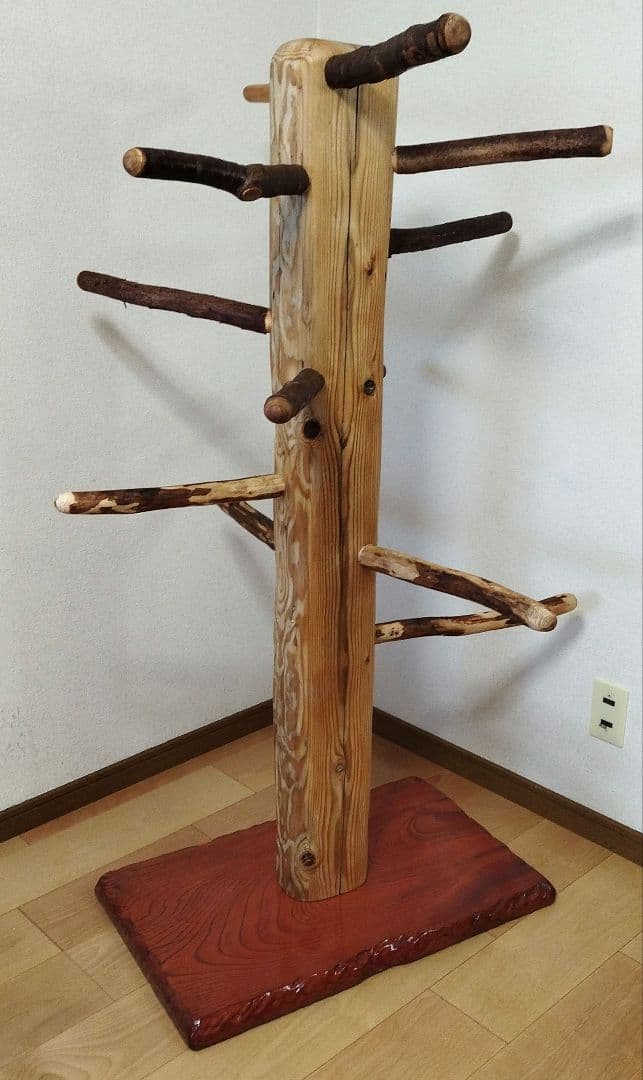 【大型鳥用】どっしり♬螺旋状オウムスタンド