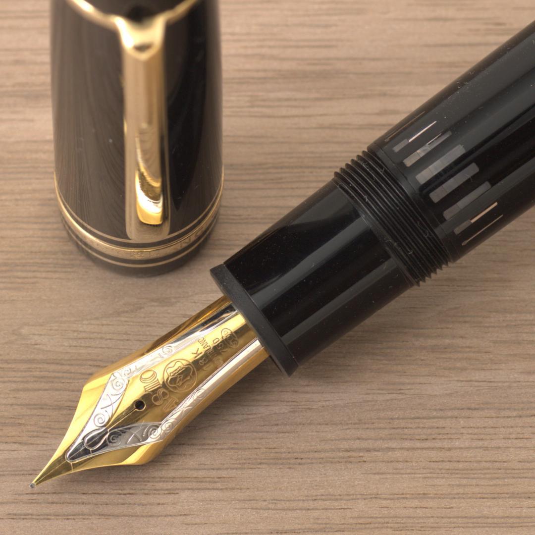 ★美品★　モンブラン　万年筆　149　18K　三帯　EF　ヘミングウェイ芯