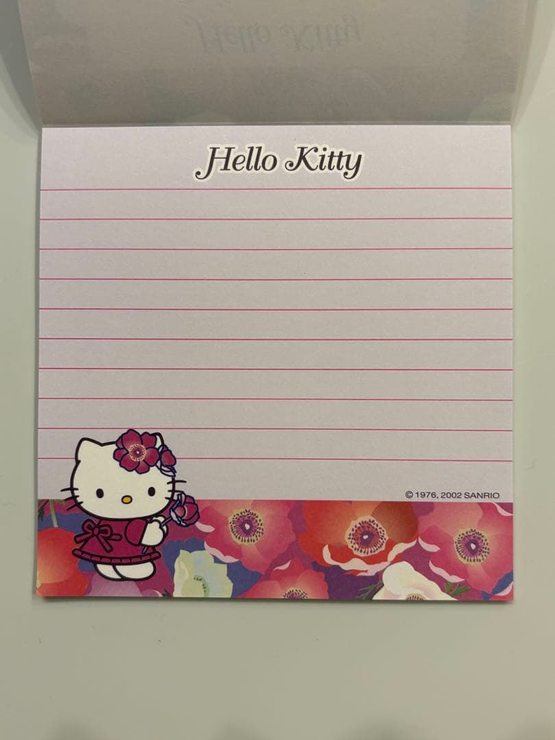 レア♡サンリオ♡キティ 海外限定 アネモネ メモ 2002年