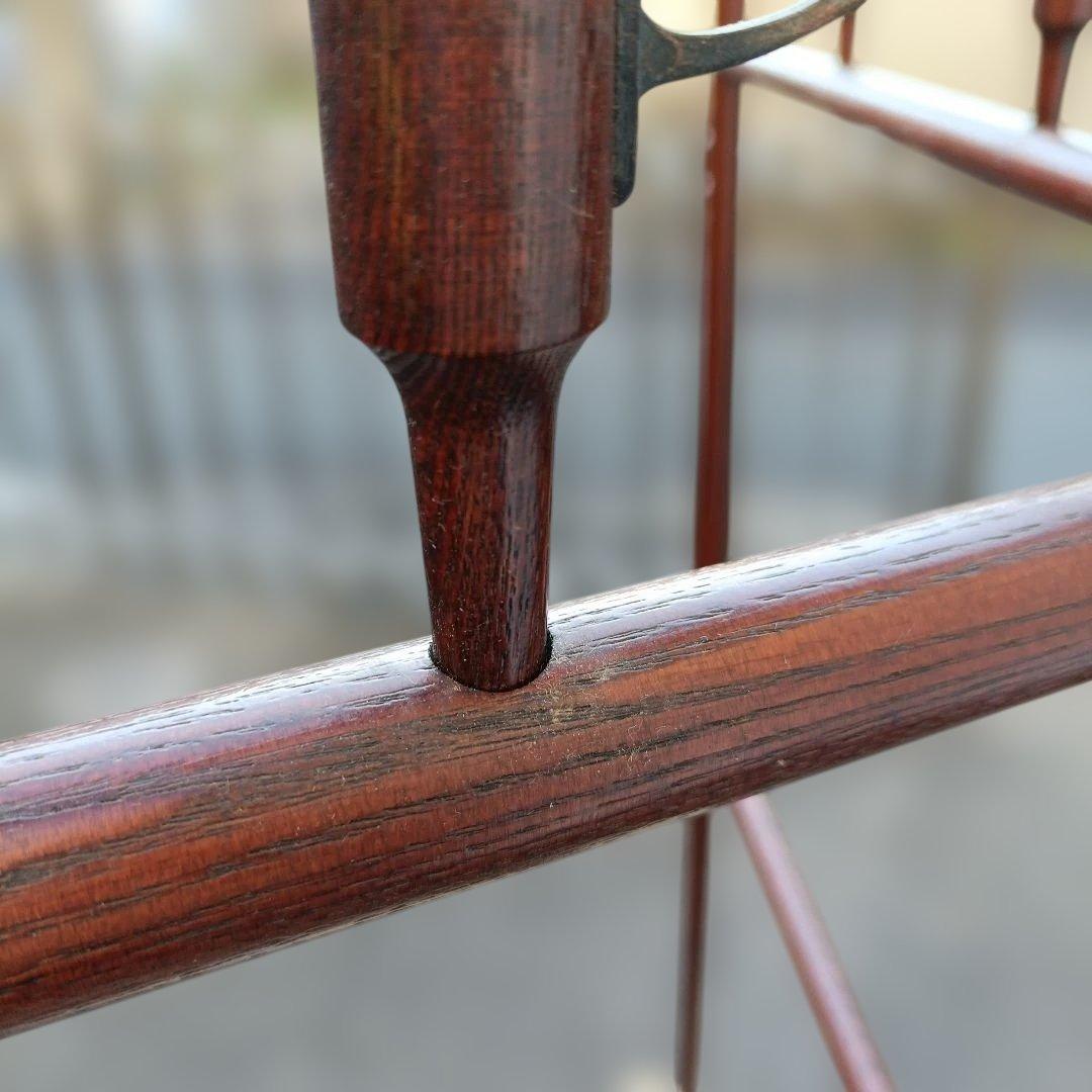 衣桁 服かけ ハンガー 180度回転 衣紋掛け 着物掛け 古道具 和家具