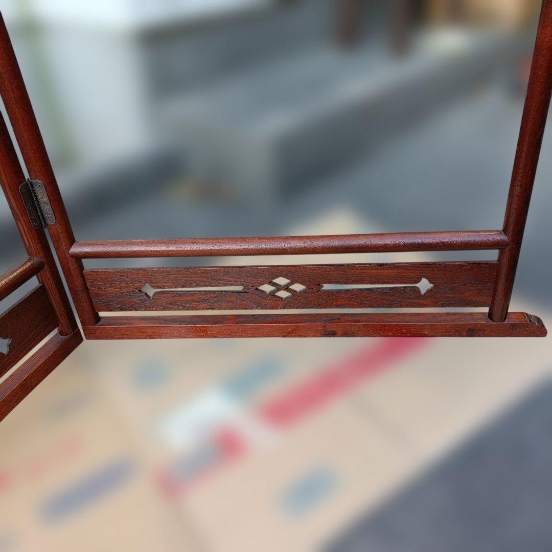 衣桁 服かけ ハンガー 180度回転 衣紋掛け 着物掛け 古道具 和家具