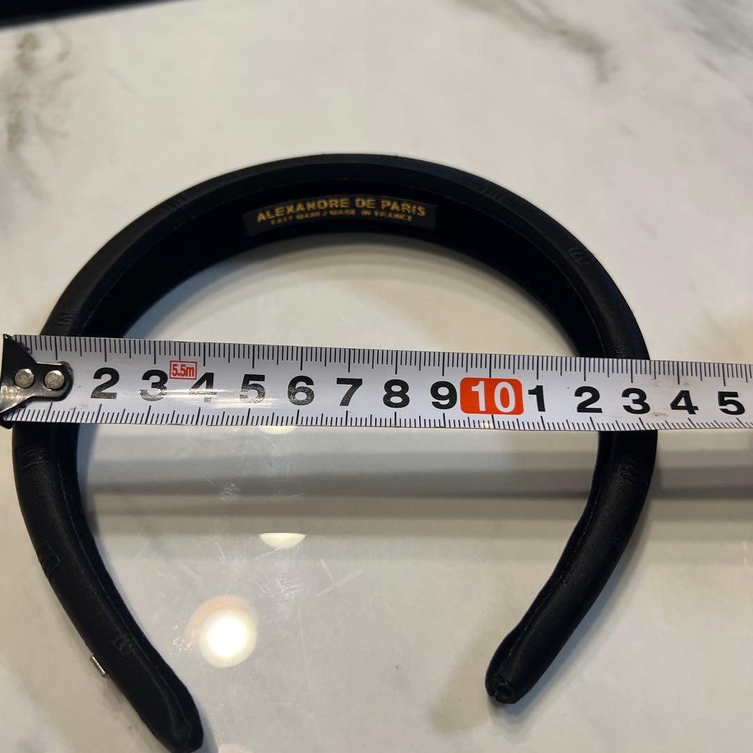 カデナさん専用 ALEXANDRE DE PARIS ブラックヘアバンド