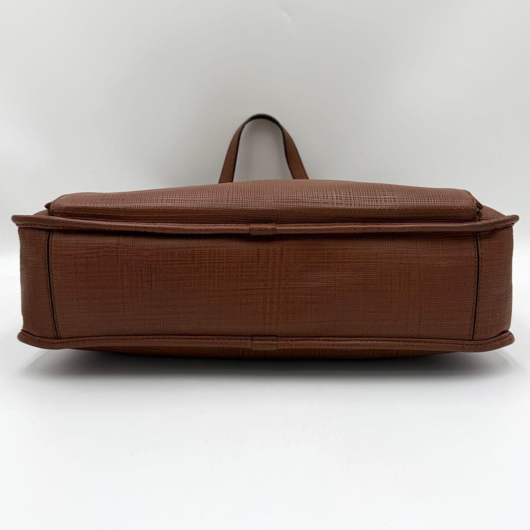 【専用】ロエベ ブリーフケース ニュートレド アナグラム レザー 現行 ブラウン