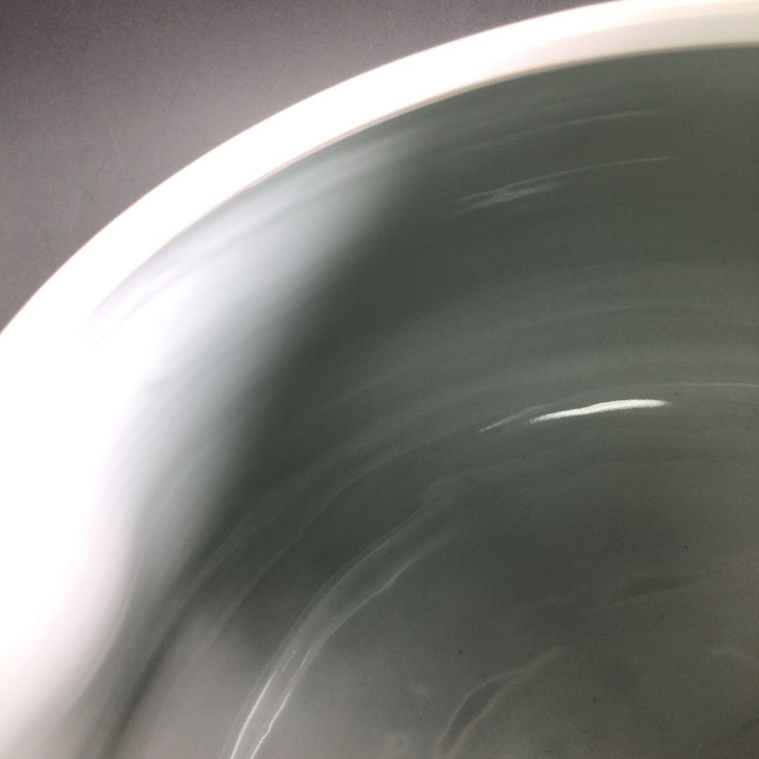 Ｐ８９０　水指　『平安　高野昭阿弥造』『染付祥瑞写』『蜜柑水指』　共箱　茶道具