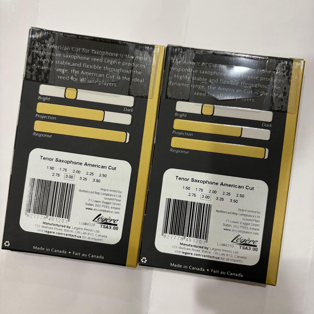 新品未使用 レジェール テナーサックス アメリカンカット 3.00