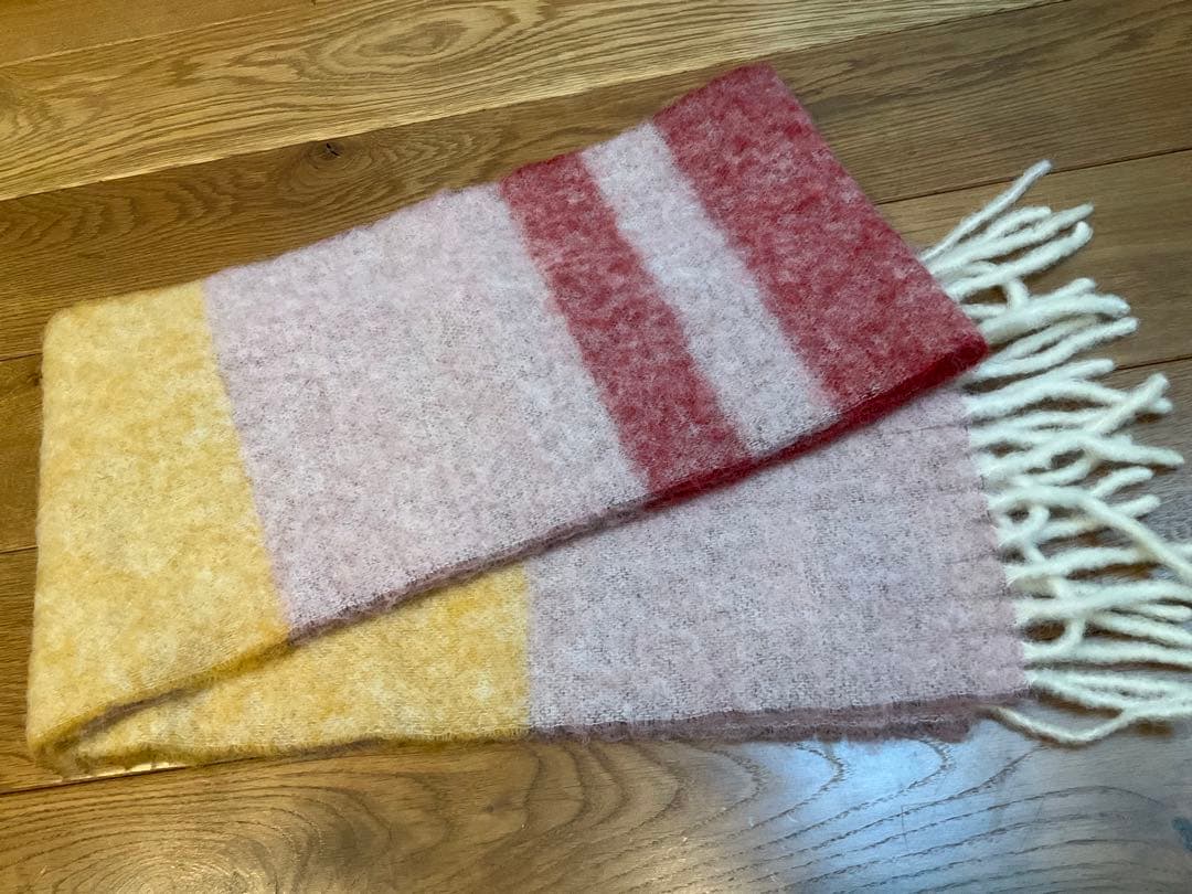 ◾️廃盤カラー◾️MARNI マルニ◾️フリンジマフラー◾️アルパカ×モヘア