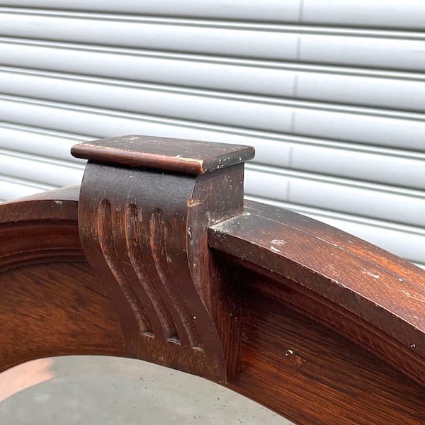 イギリスアンティーク　ミラーバックサイドボード　キャビネット　リビングボード