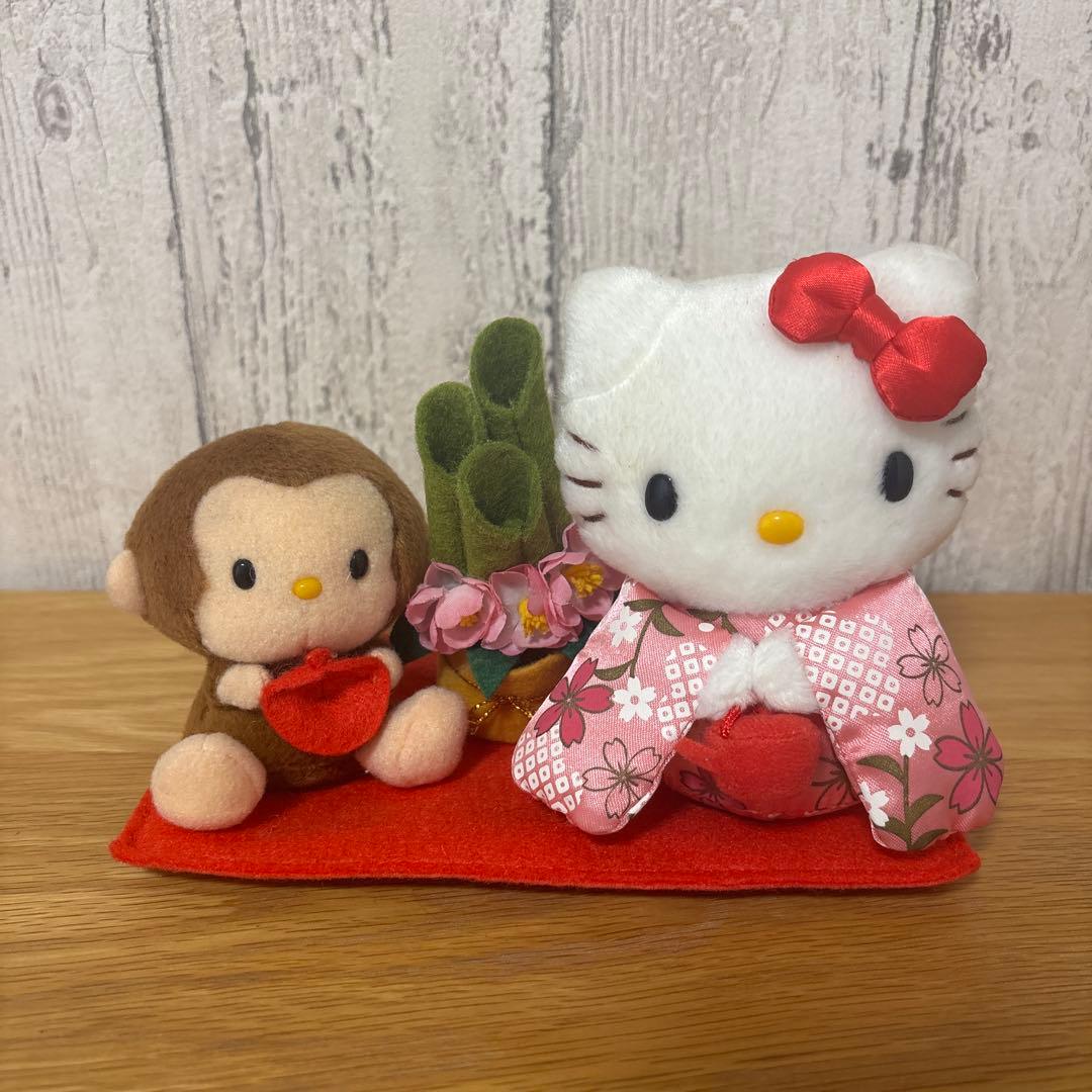 限定値下げ❣️ハローキティ エトヌイグルミセット　サンリオぬいぐるみ　正月飾り